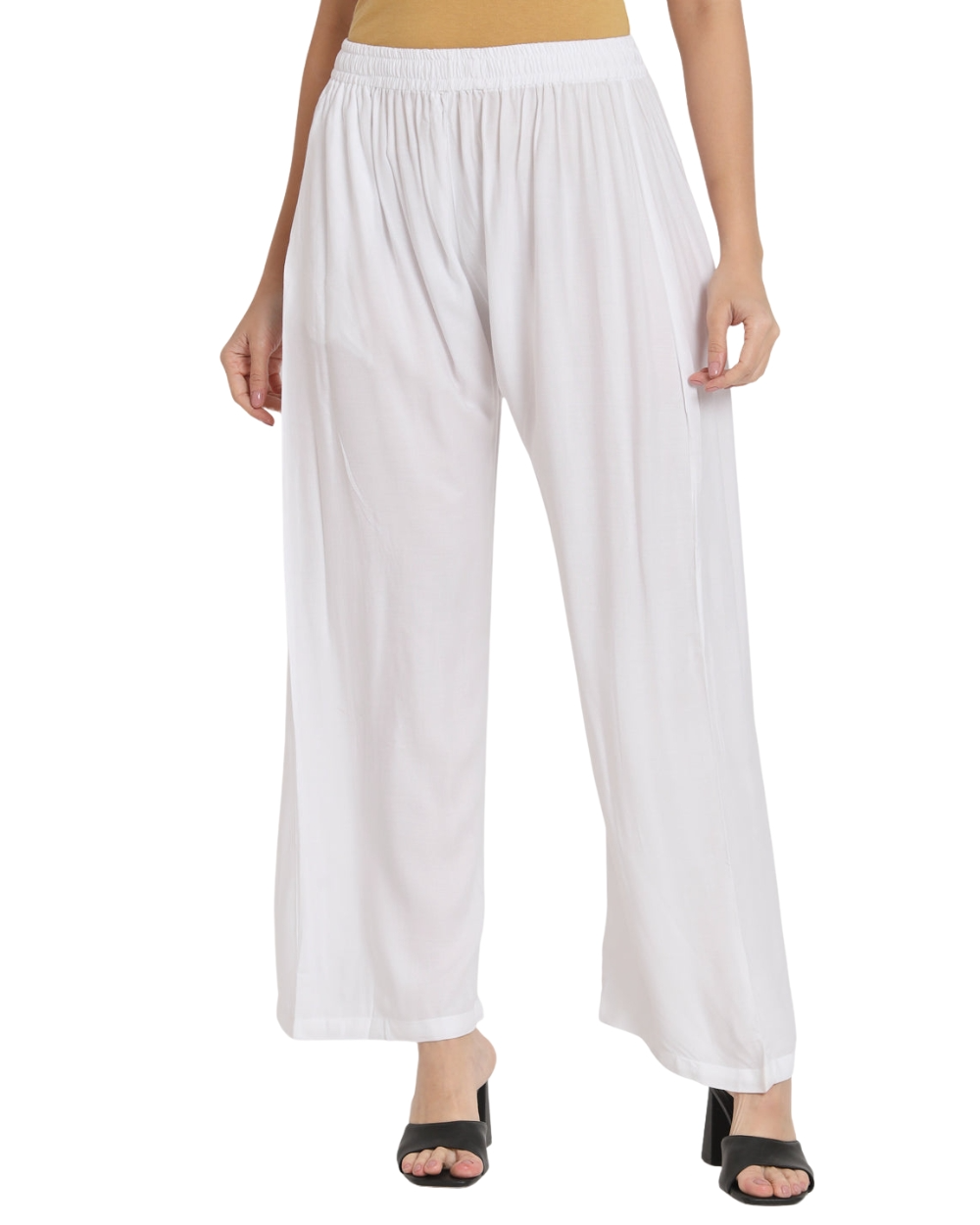 Youkay Lyca Palazzo Pant with Side Pockets