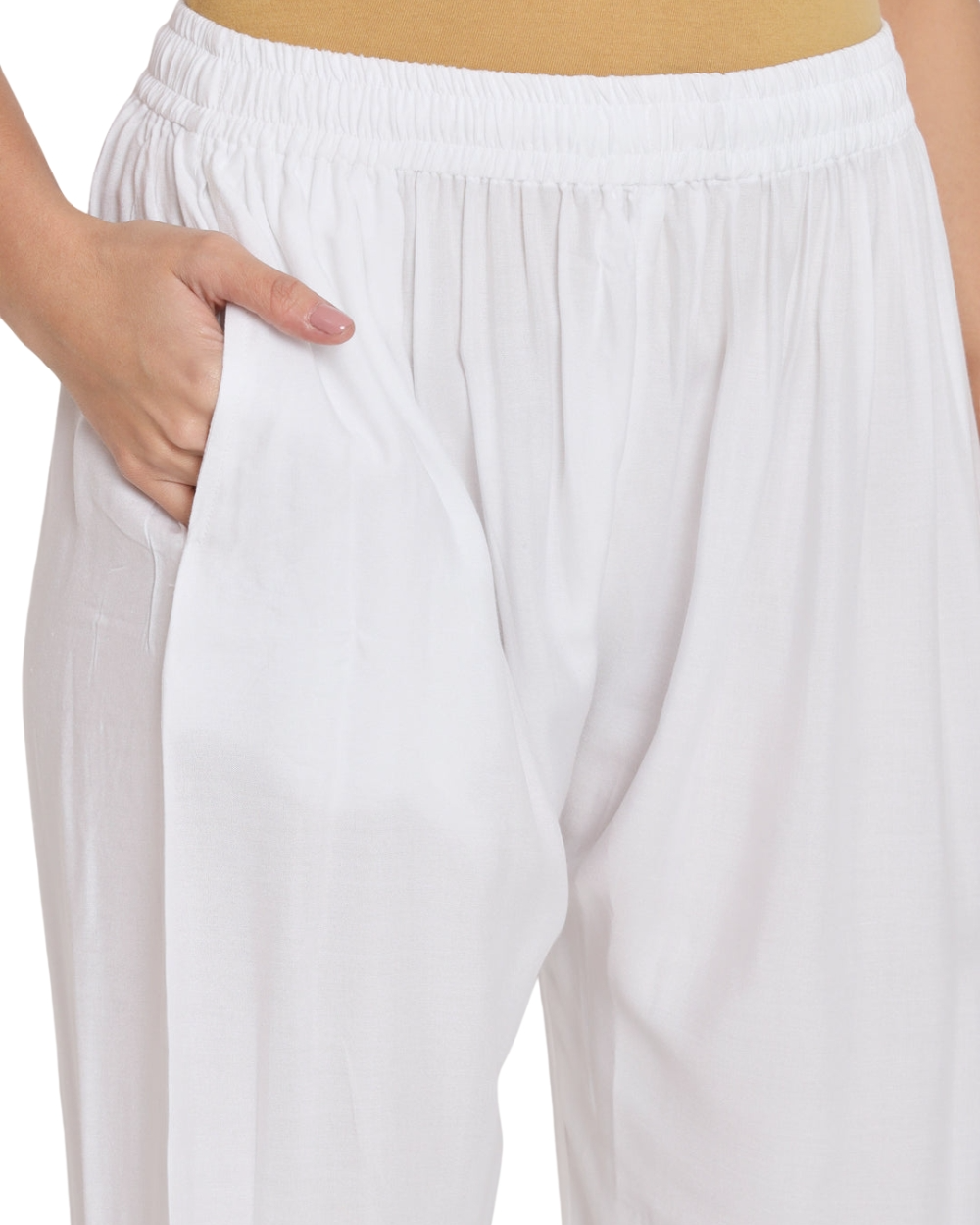 Youkay Lyca Palazzo Pant with Side Pockets