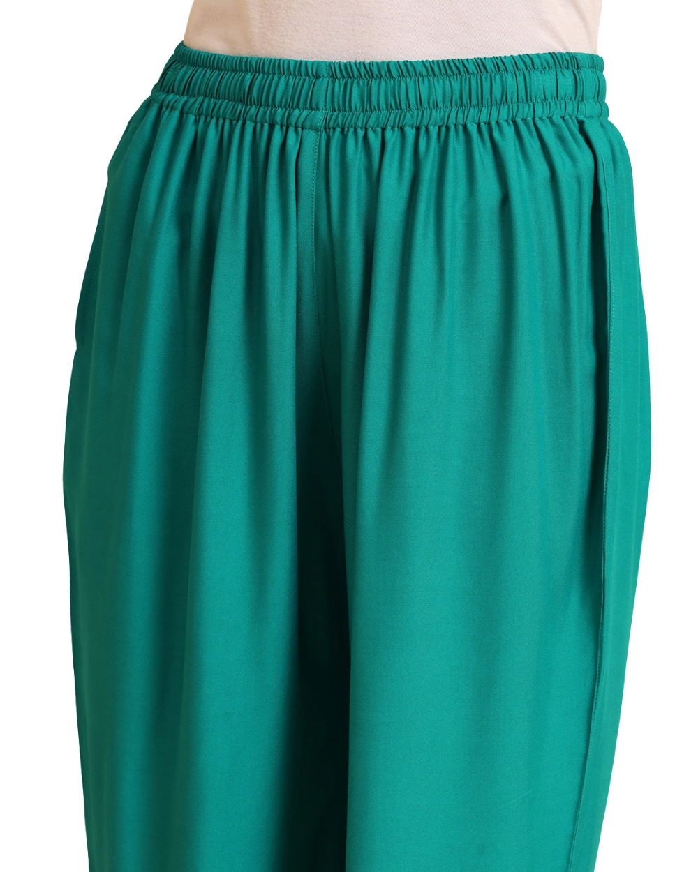 Youkay Lyca Palazzo Pant with Side Pockets