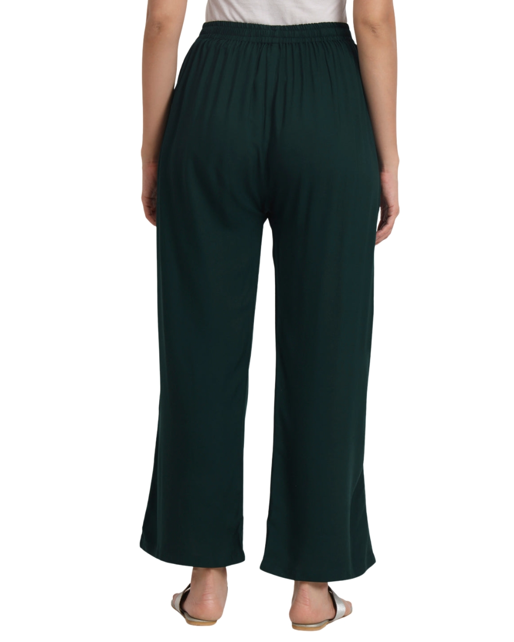 Youkay Lyca Palazzo Pant with Side Pockets