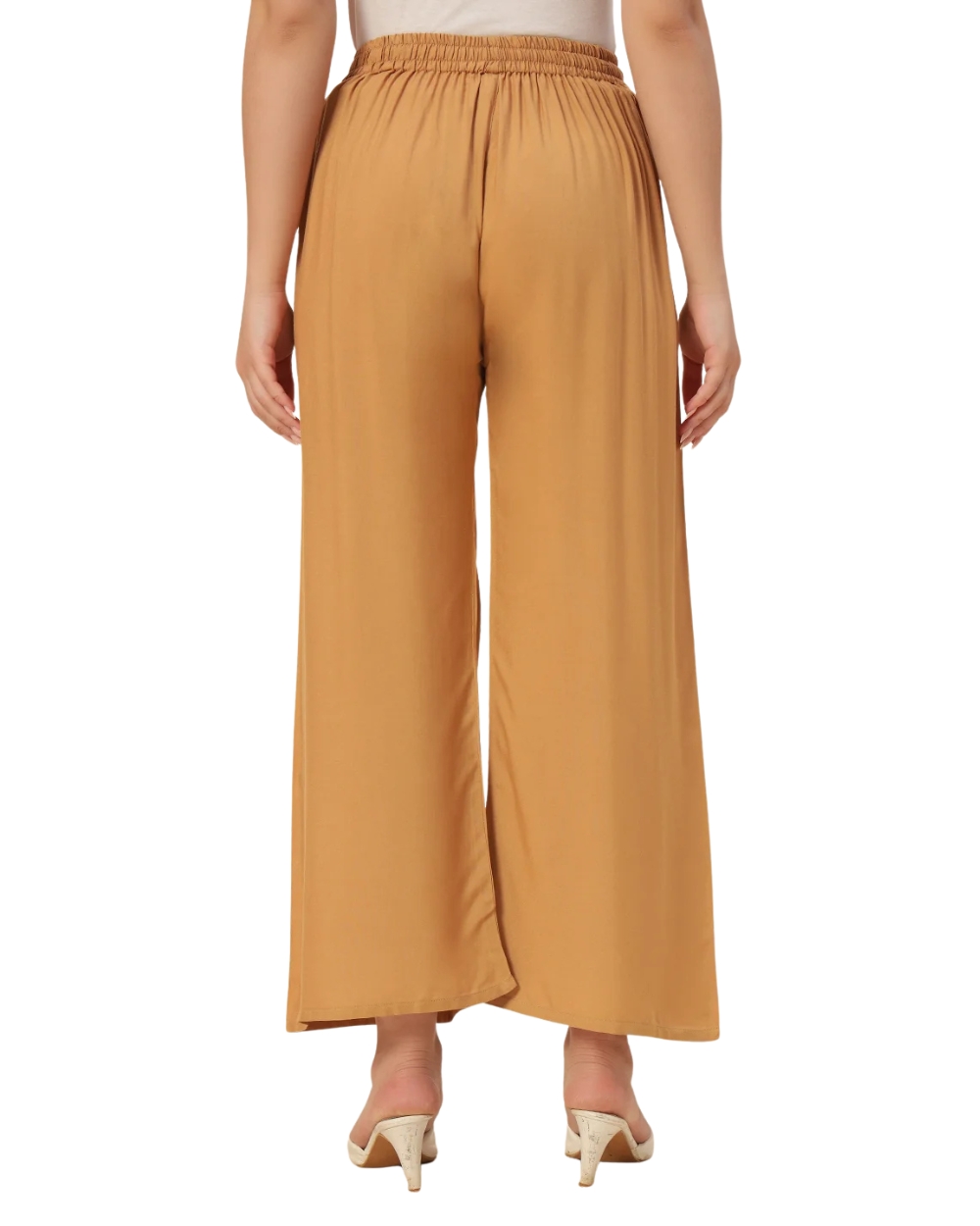 Youkay Lyca Palazzo Pant with Side Pockets