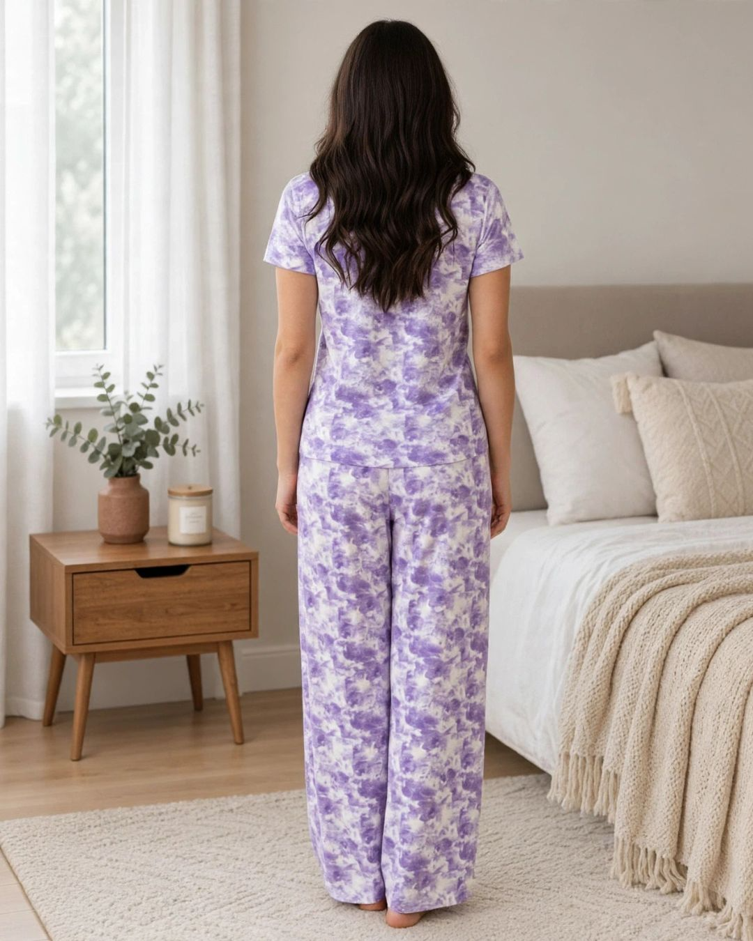 Wonderful Print Tie & Dye Co-ord Night Suit Set