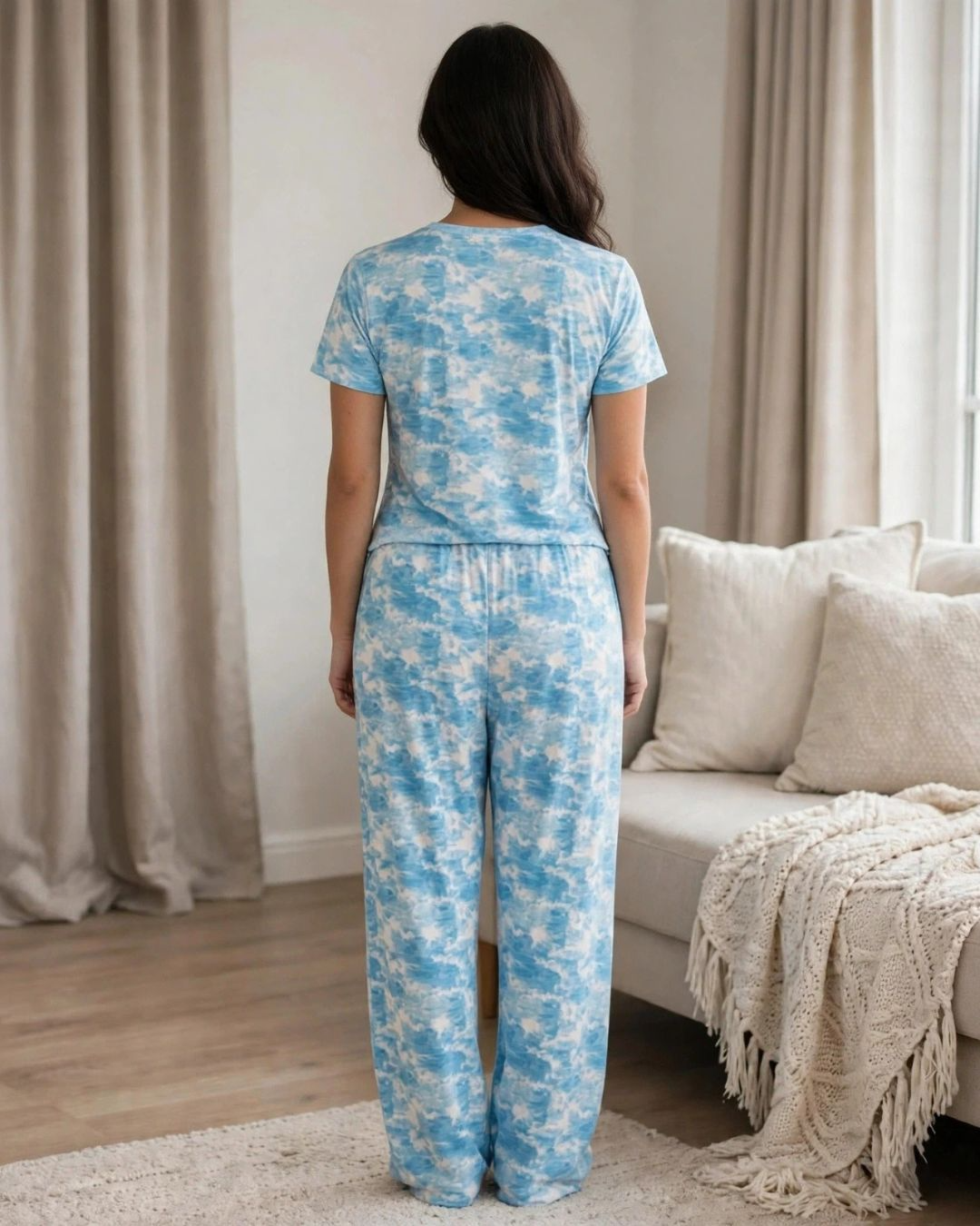 Wonderful Print Tie & Dye Co-ord Night Suit Set