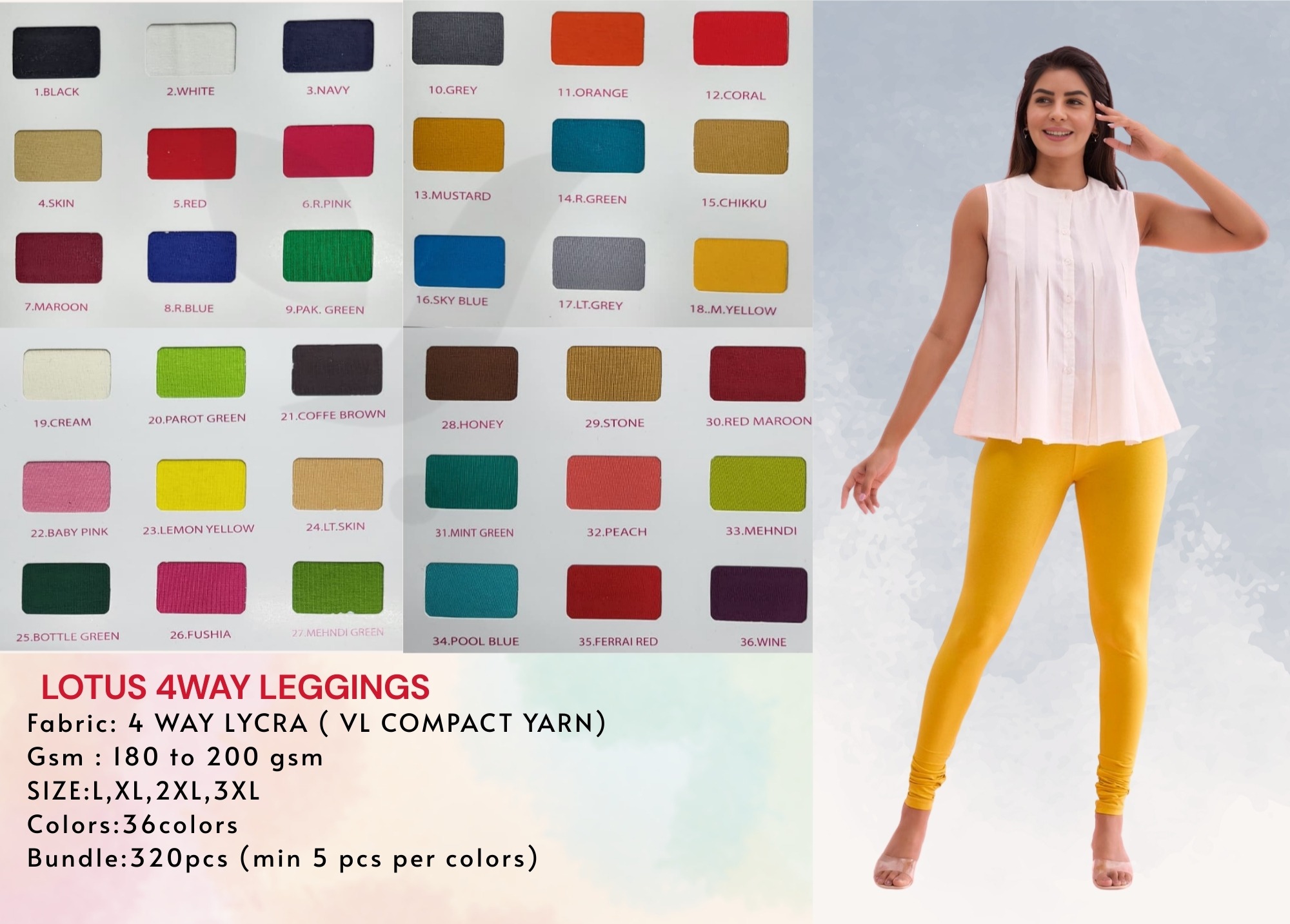 LOTUS LYCRA LEGGINGS - Affordable Leggings Manufacturers